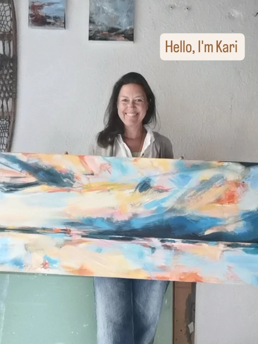 Hello! Welcome to my colourful, hopeful little corner of Insta.
I’m Kari, an expressive artist based in Cornwall, UK, a place of rugged moorland and craggy coastlines. It's like a coming home to myself when I am in wild country with a sketchbo