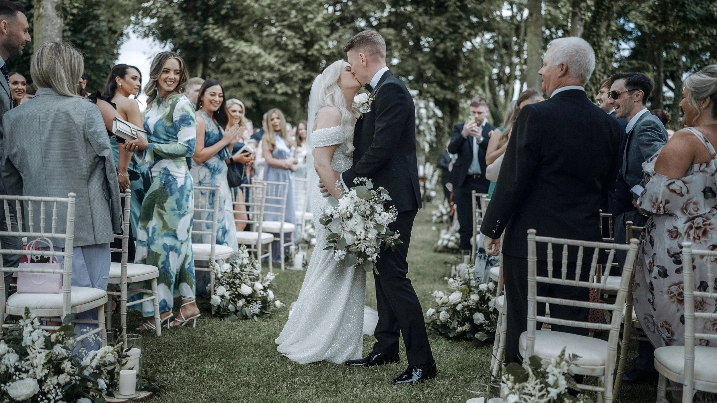 Clonabreany House Wedding: Rachel and Stephen’s Outdoor Ceremony