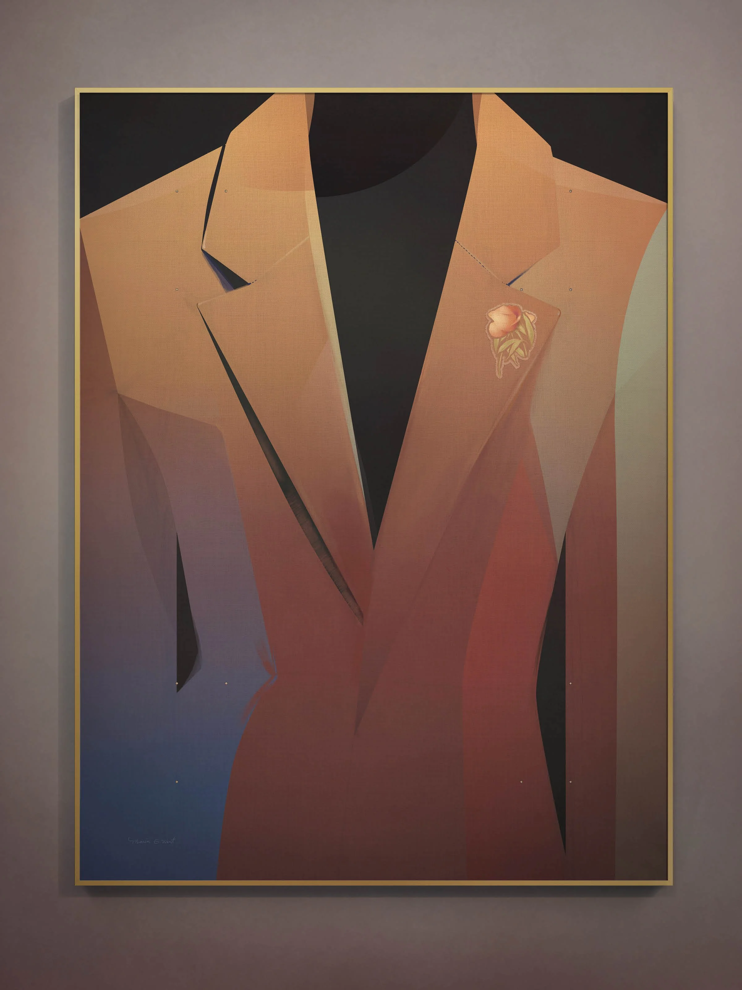 Maria G West Orange Blazer SS Online2.jpg