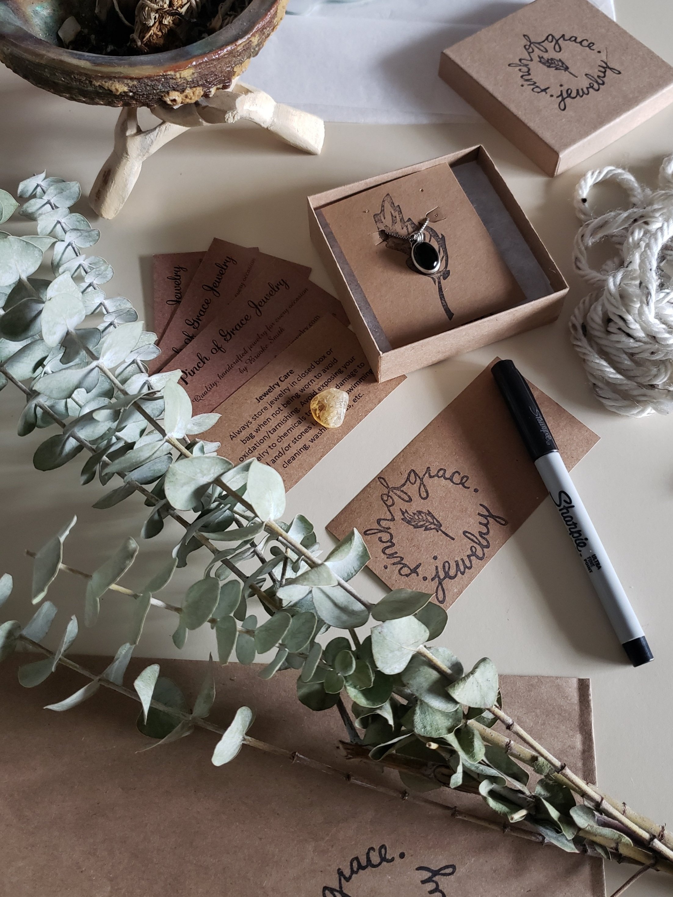 sterling silver black onyx necklace