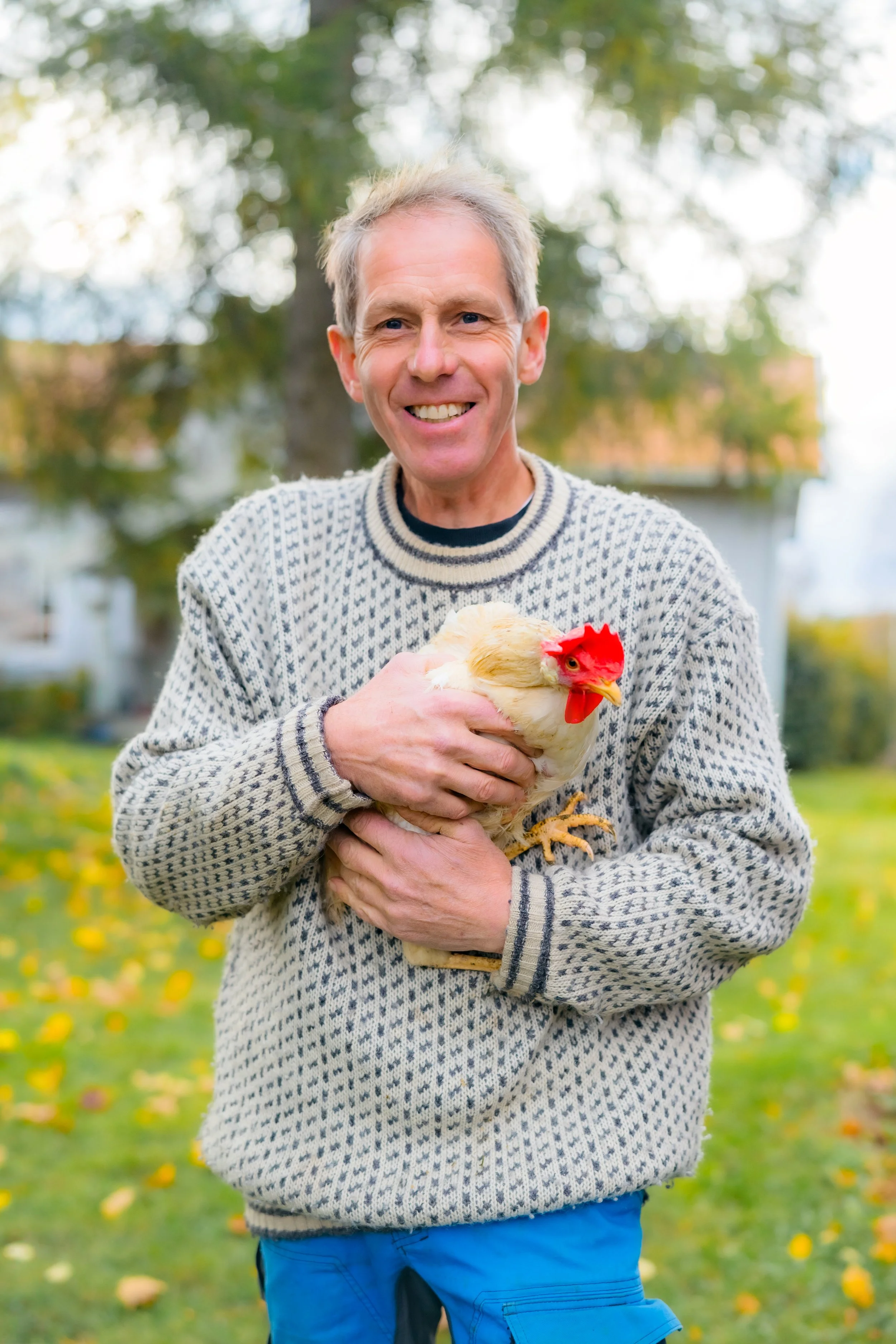 redigert bilde av bonde