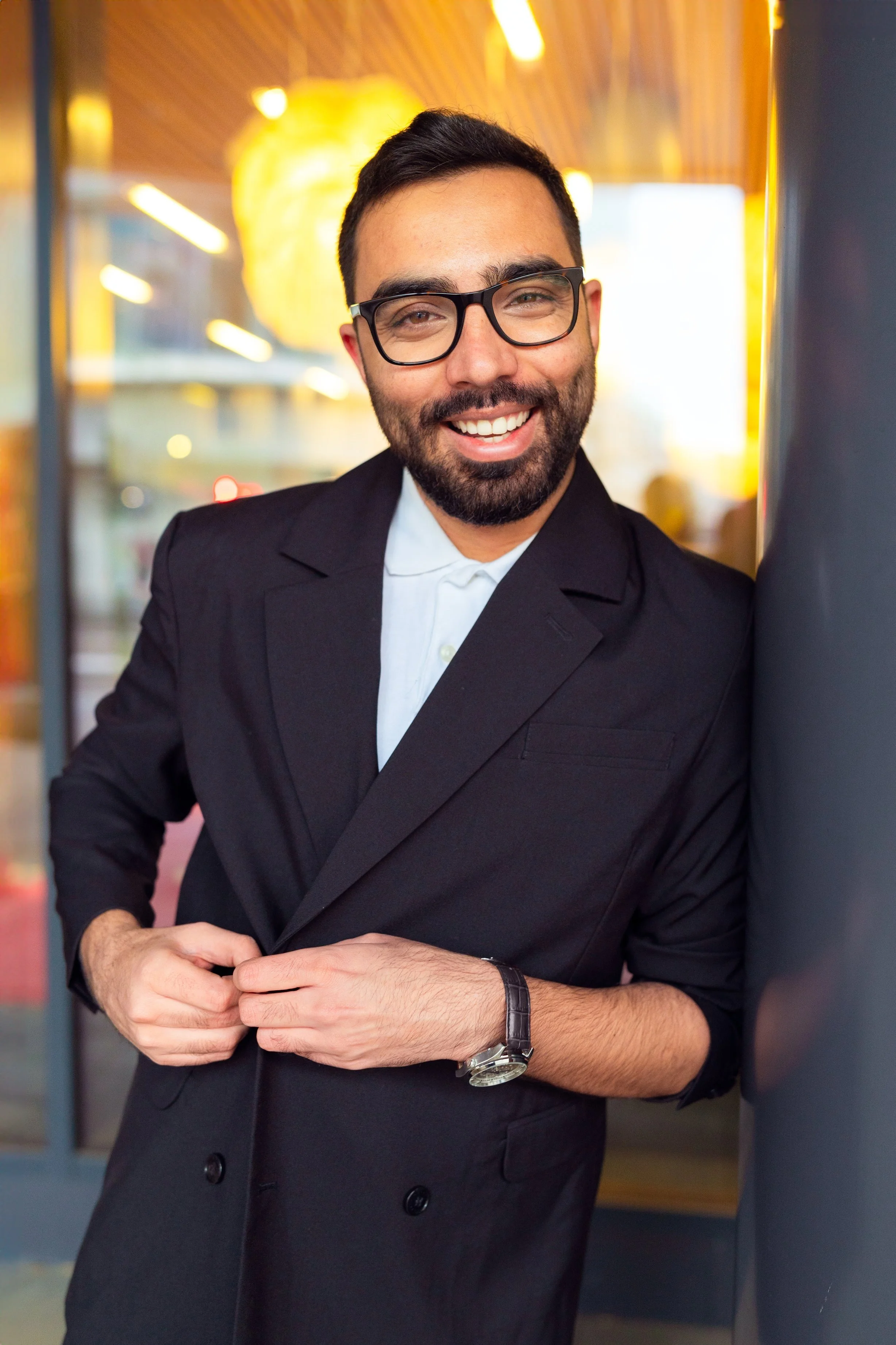 man in fine men's clothing