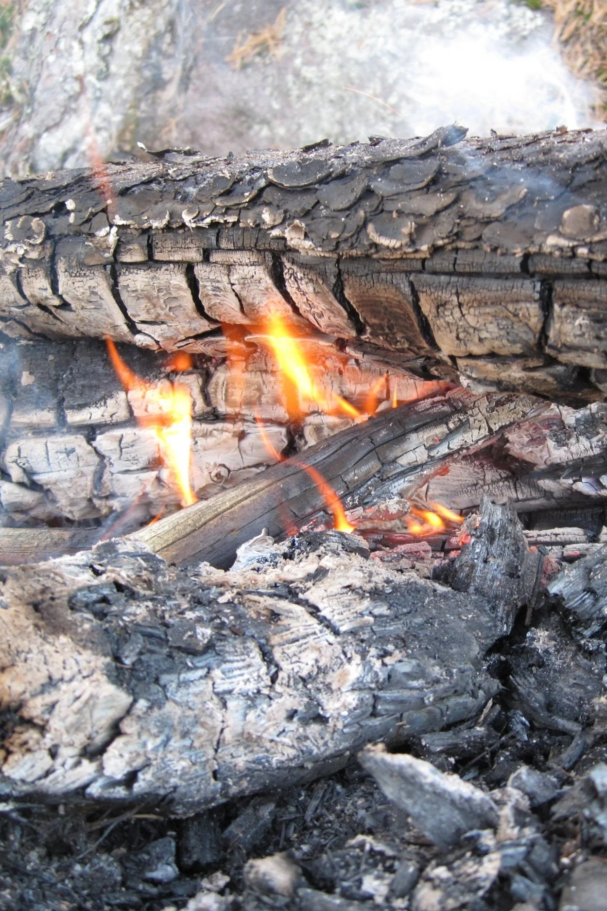 dårlig bilde av bål