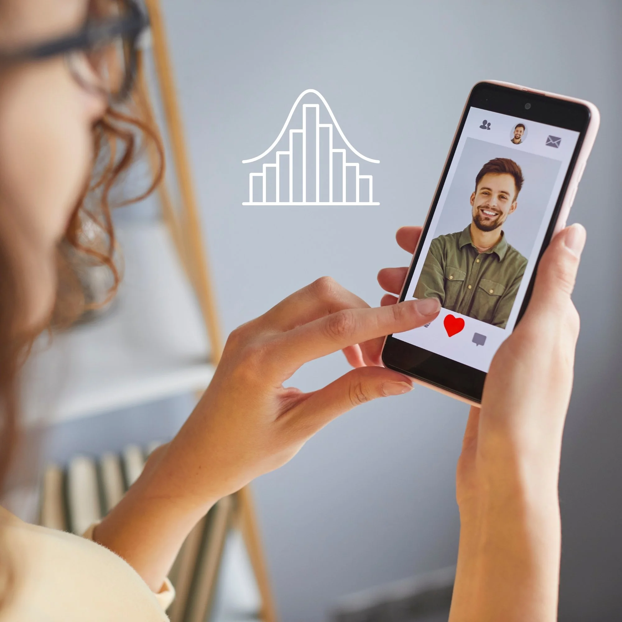 dating-profil som blir vurdert