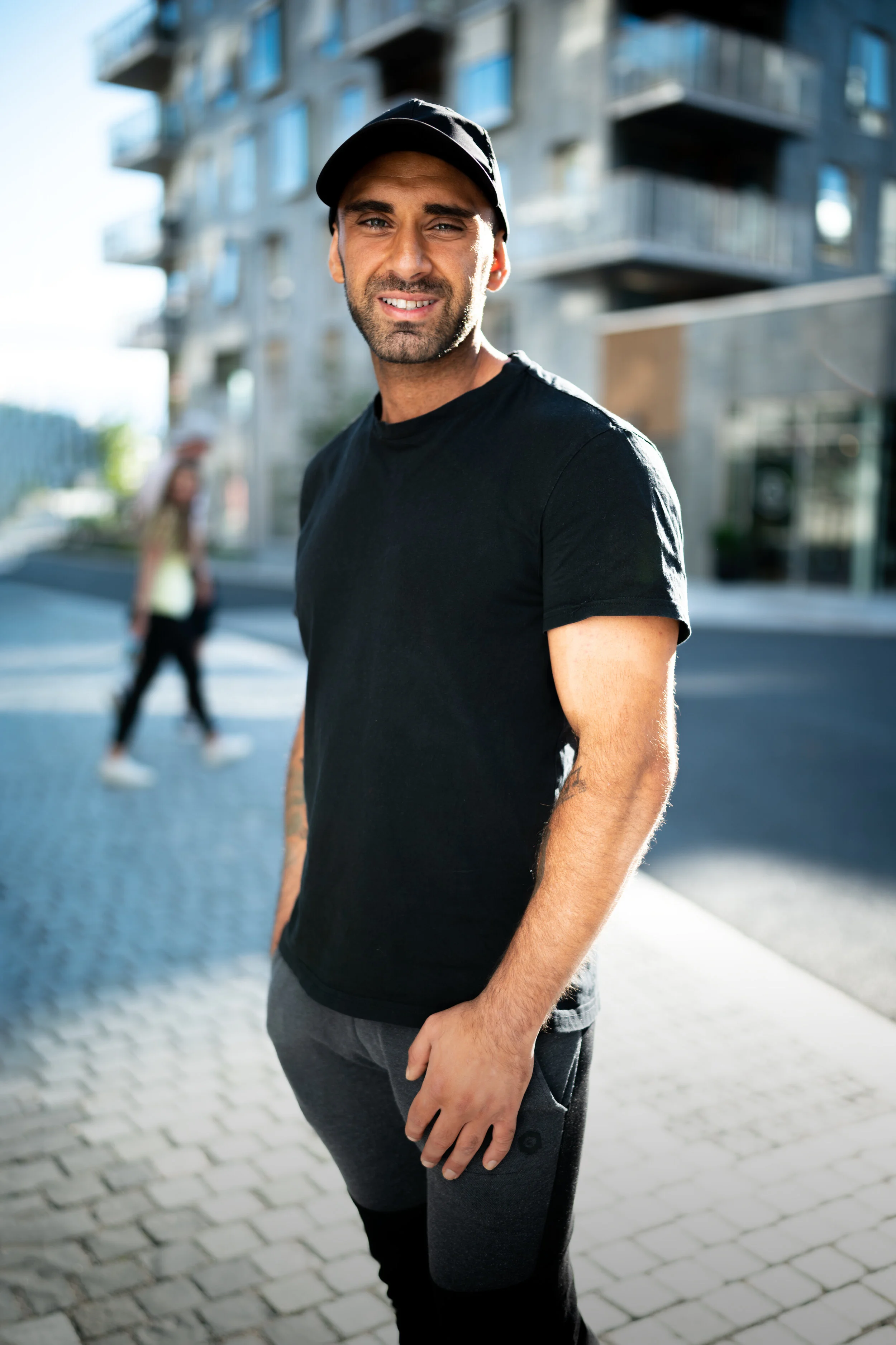 Portrett av mann med god belysning