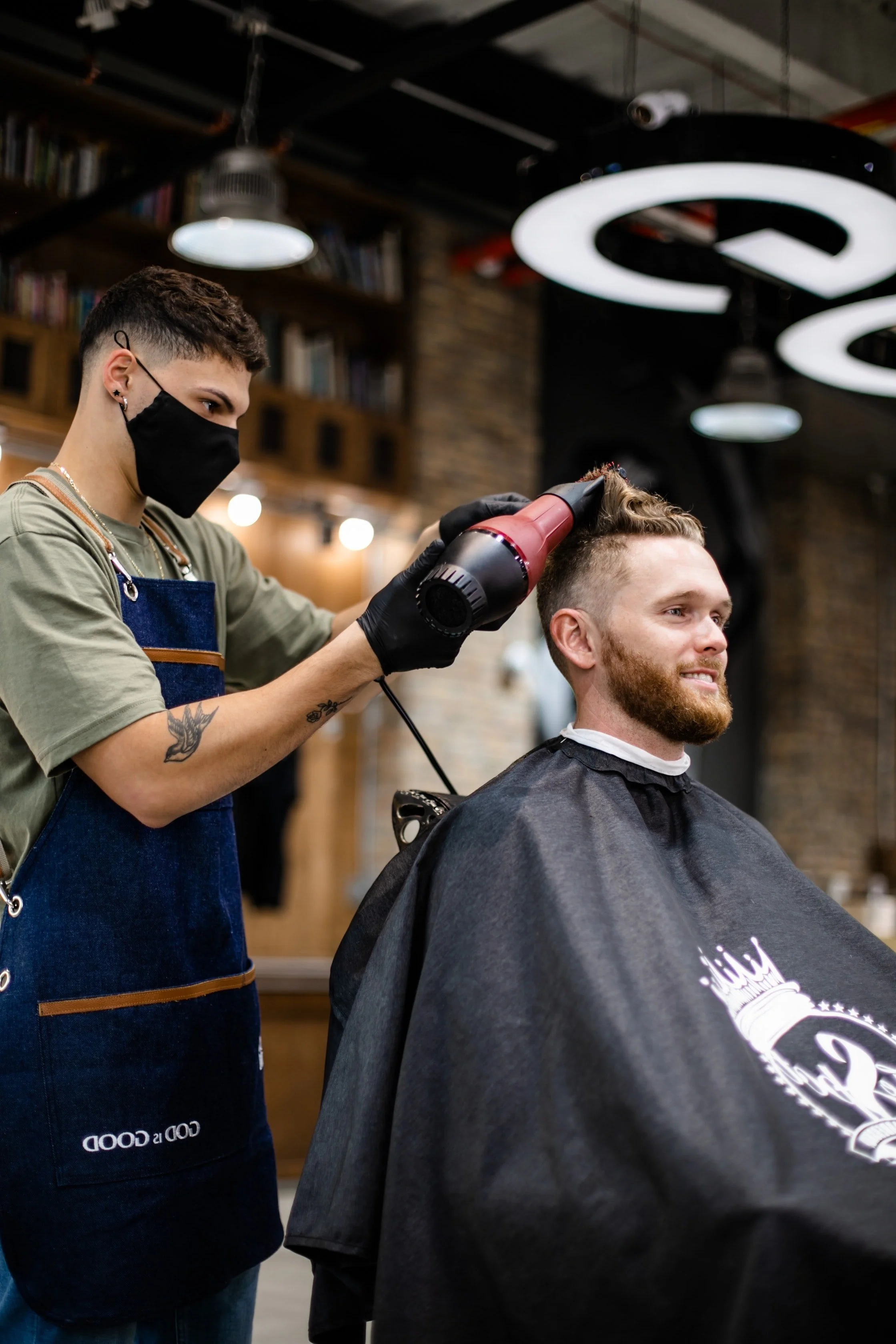 preparation for photoshoot