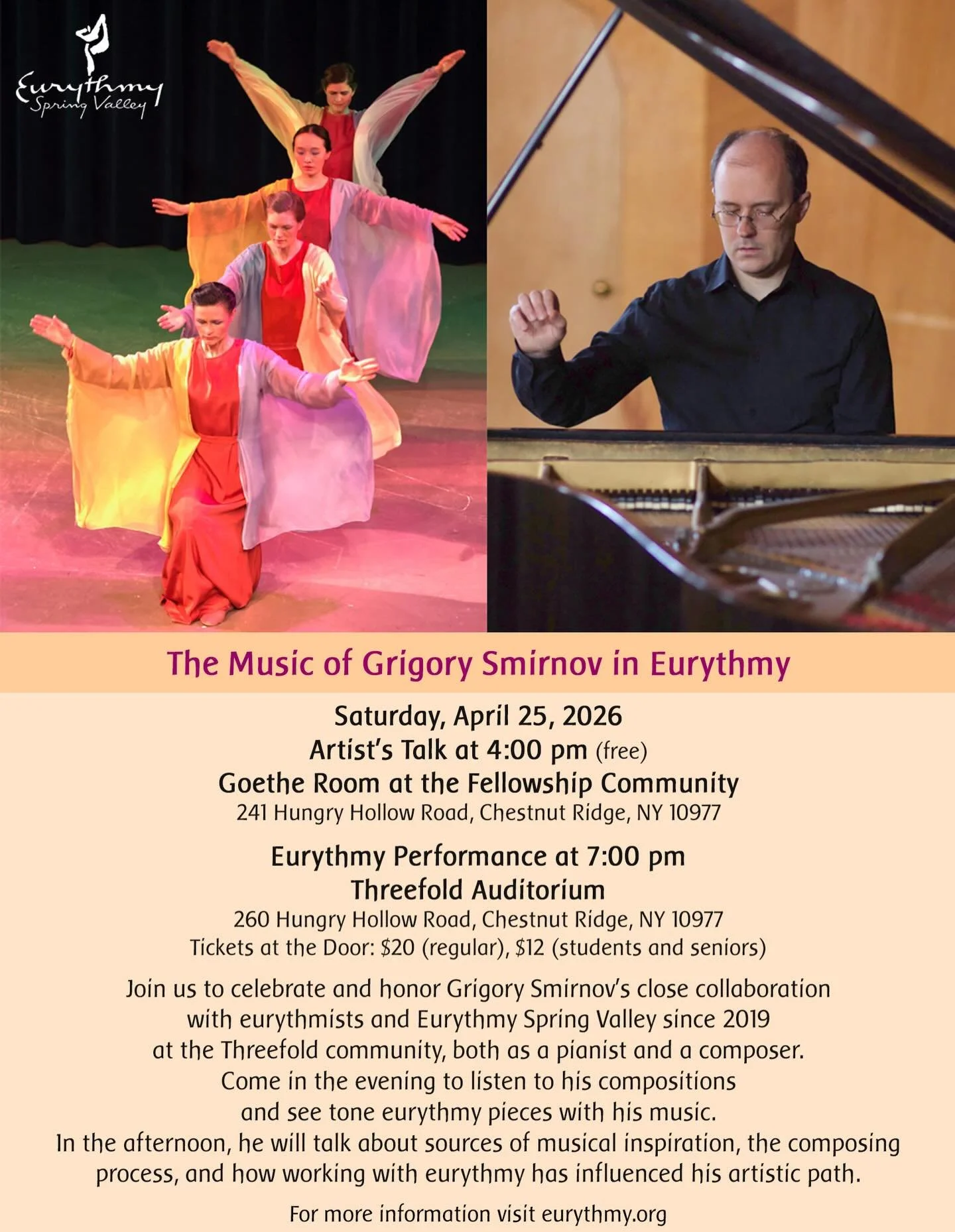 Tomorrow evening, a collaboration between eurythmists and Grigory&rsquo;s compositions will be performed. 
For more information visit eurythmy.org
.
.
.
.
.
.
.
#eurythmy#piano#art#movement#anthroposophy