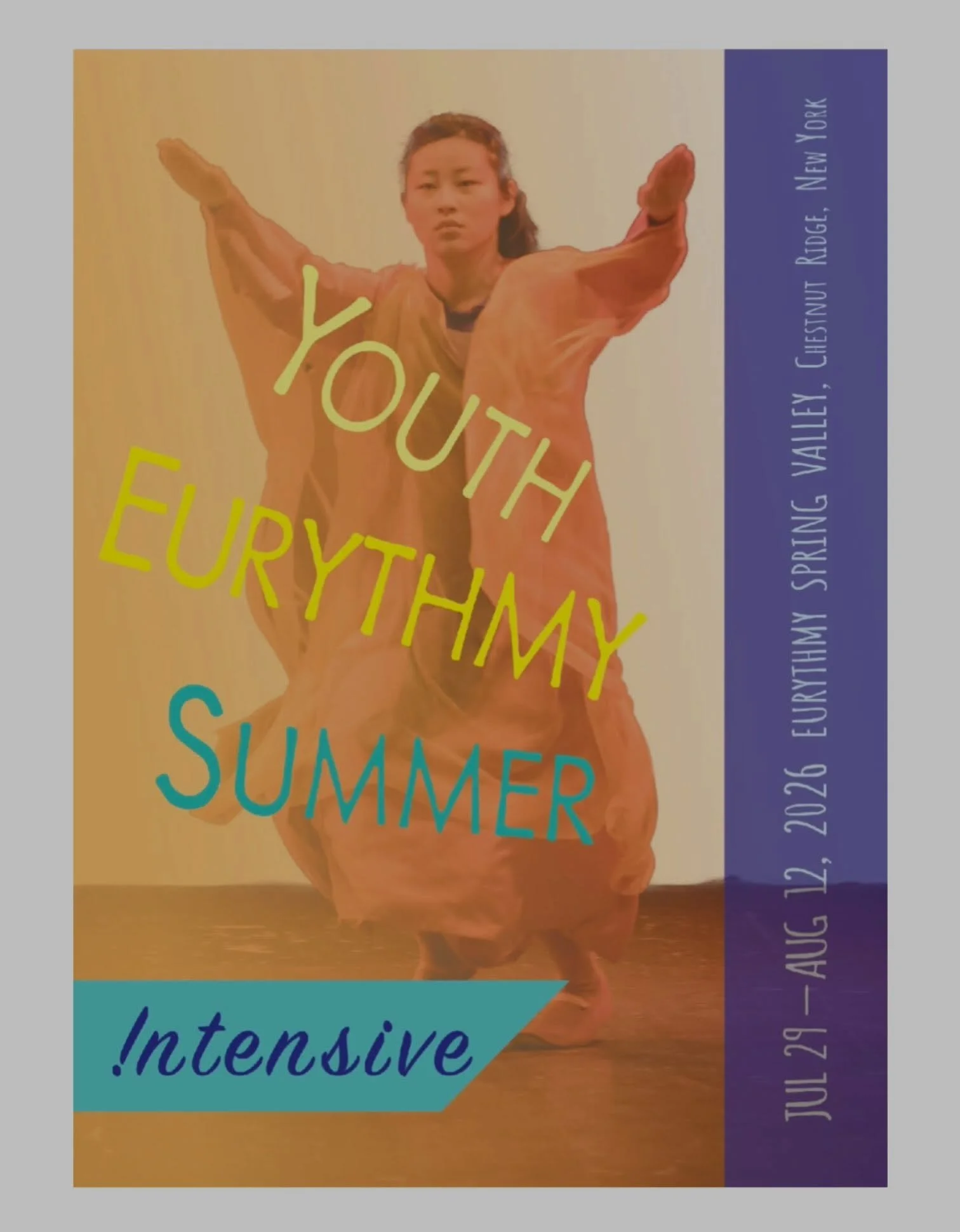 ☀️Explore the heart of eurythmy &mdash; its artistry, its meaning, and its power for inspiration! Encounter passionate students through the process of performance. Engage in movement that brings music, poetry, and story to life.

A two-week intensive