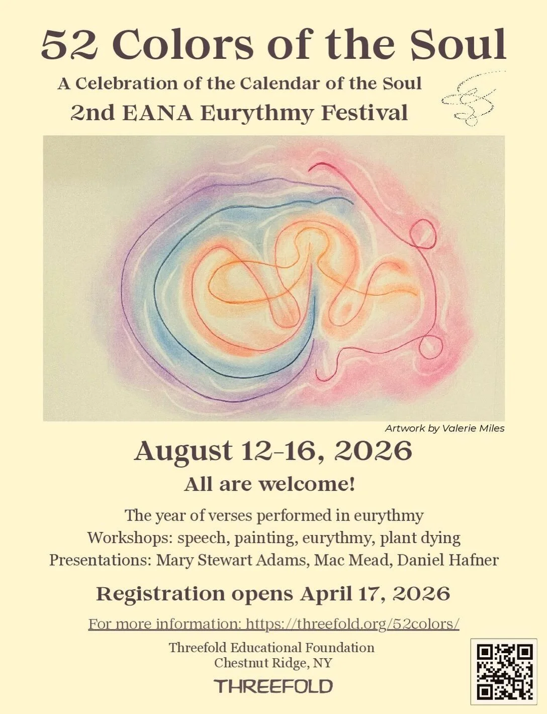 🌟For the first time, all 52 verses of Rudolf Steiner&rsquo;s soul calendar, will be performed here in Spring Valley, NY, this summer! 🌟

For more information, visit threefold.org/52colors/
.
.
.
.
.
.
.
#eurythmy#calendarofthesoul#steiner#art#52ver