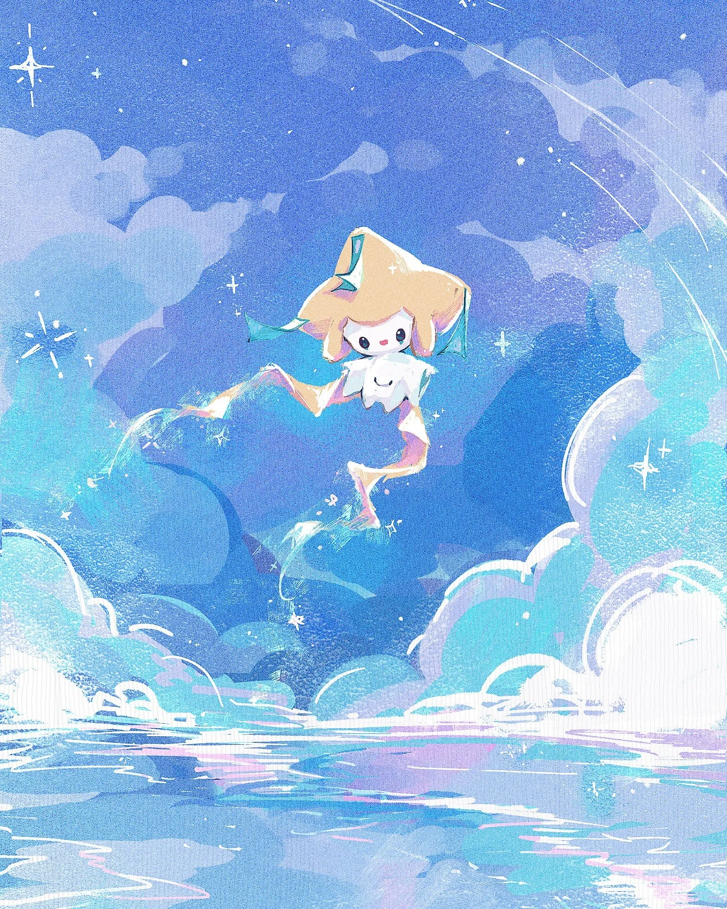 twinkle
 ┊✧ #jirachi #pokemon #clipstudiopaint #csp #digitalart