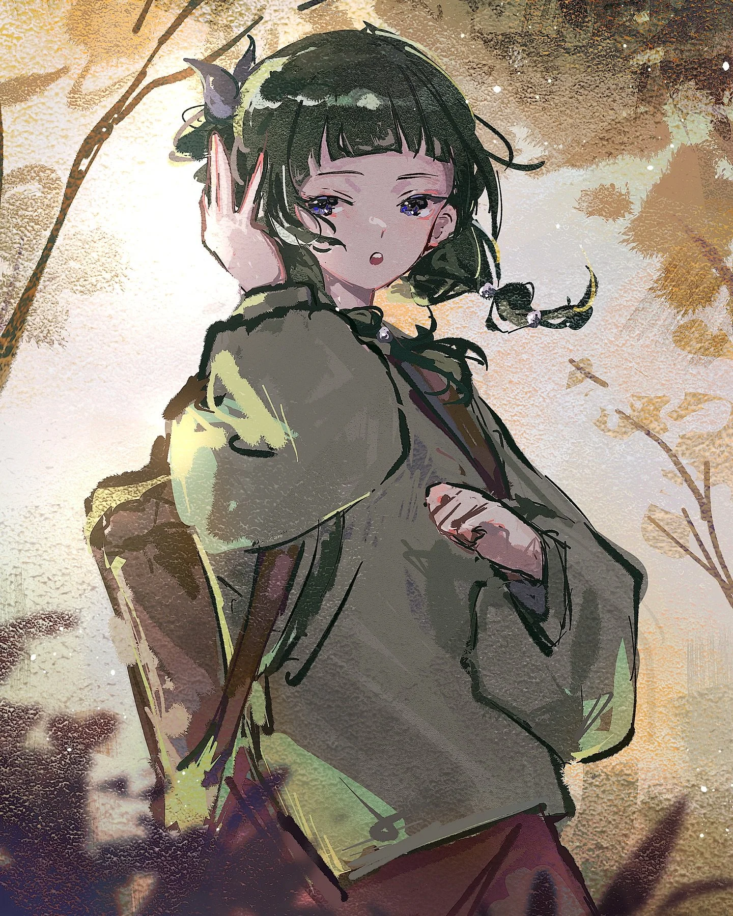 making a print &gt; sleep 
#maomao #apothecarydiaries #fanart #csp