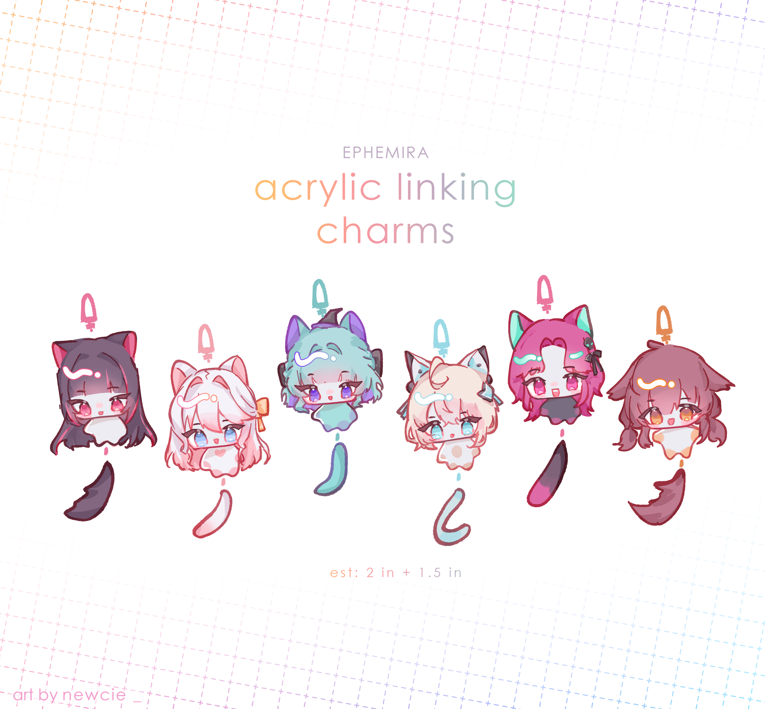 [ PRE-ORDER ] Ephemira Linking Charms | Newcie