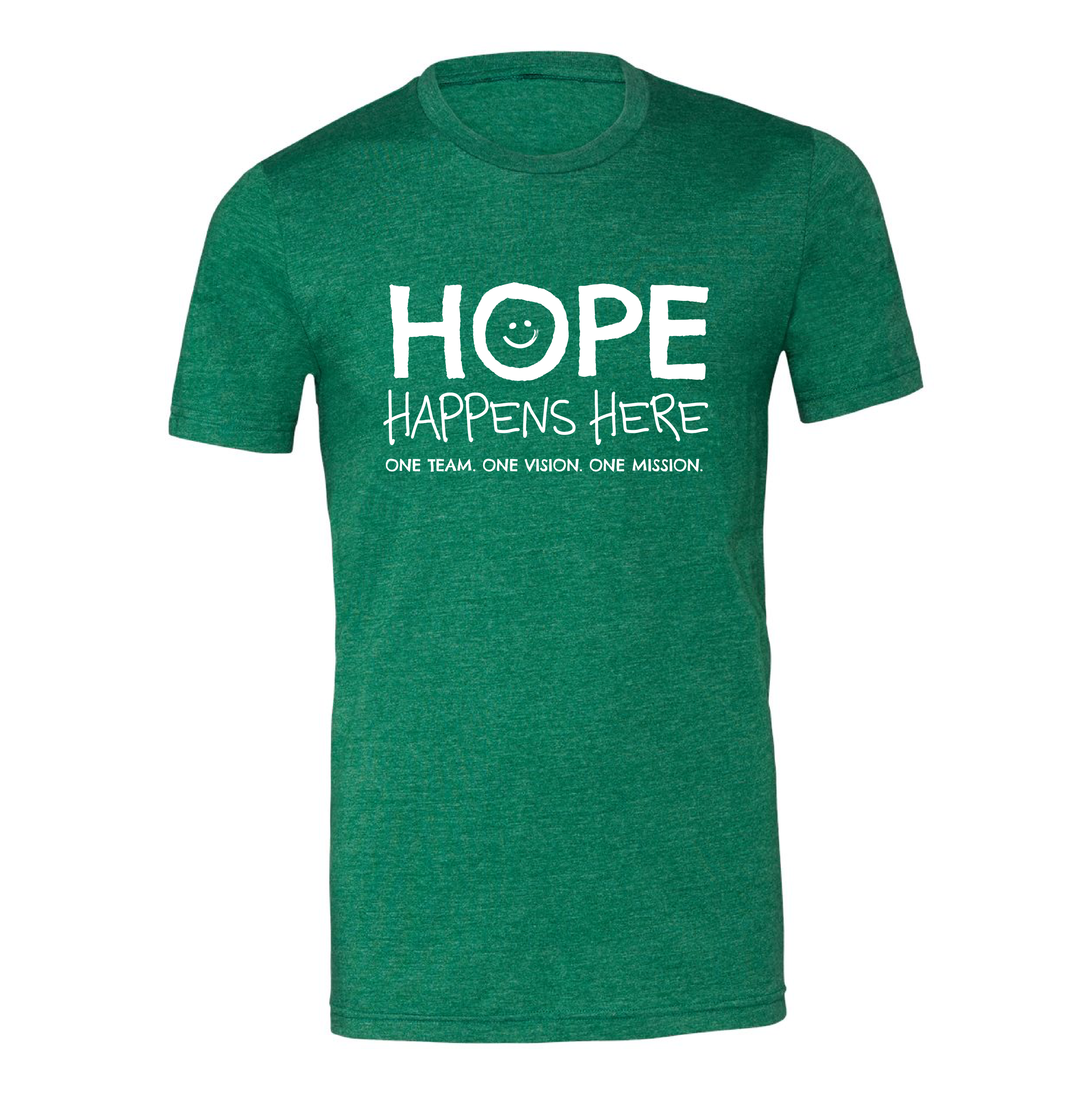 Hope Happens Here Green T-Shirt