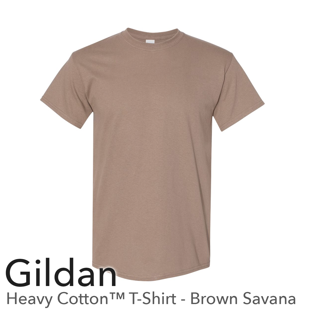 Gildan - Heavy Cotton™ T-Shirt - Brown Savana.png