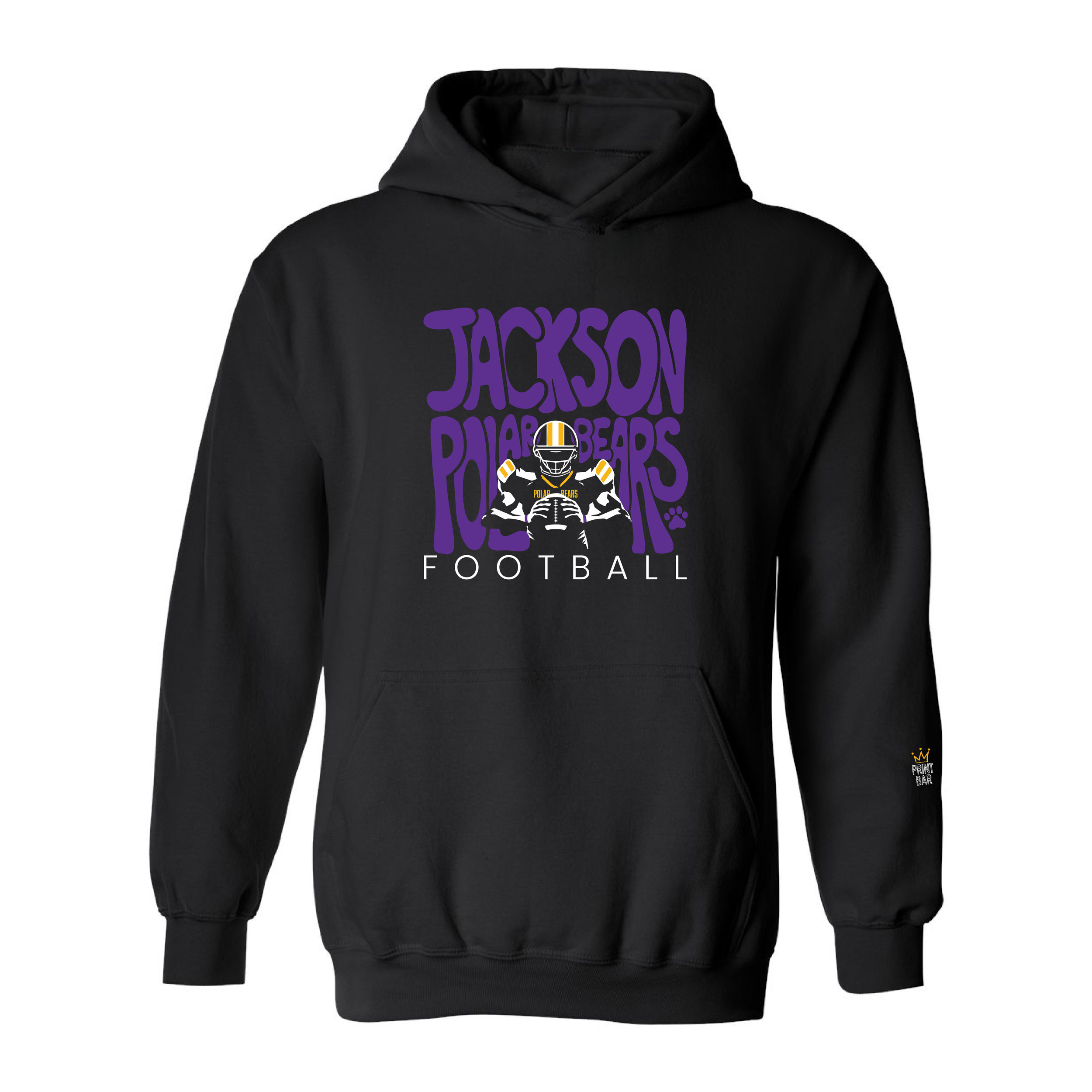 Jackson Polar Bears Football Hoodie