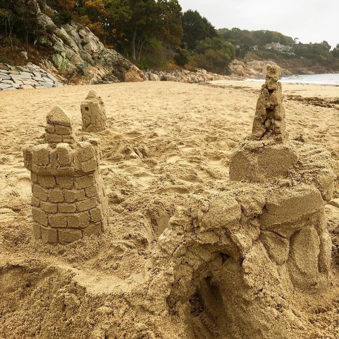 Old beach, fresh magic. #sandcastle #beachday #beach #ifyoubuildit #getoutside