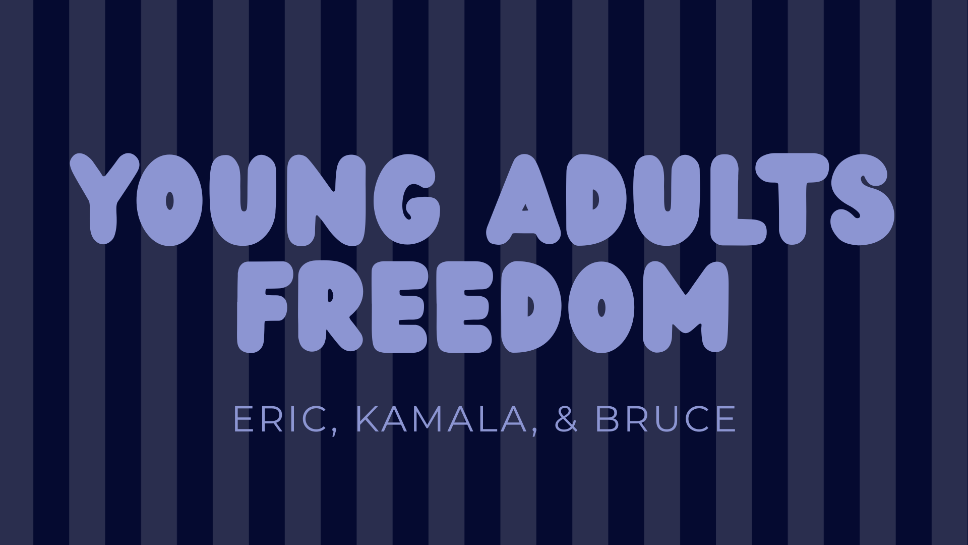 Colorful abstract background with swirled lines and the text 'Acts: Young Adults' in white.