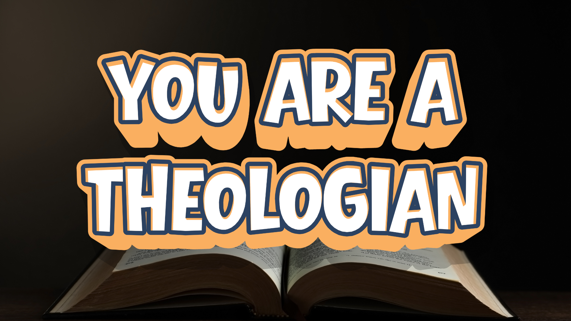 Open Bible on a stone surface outdoors with the word 'Eschatology' overlaid.