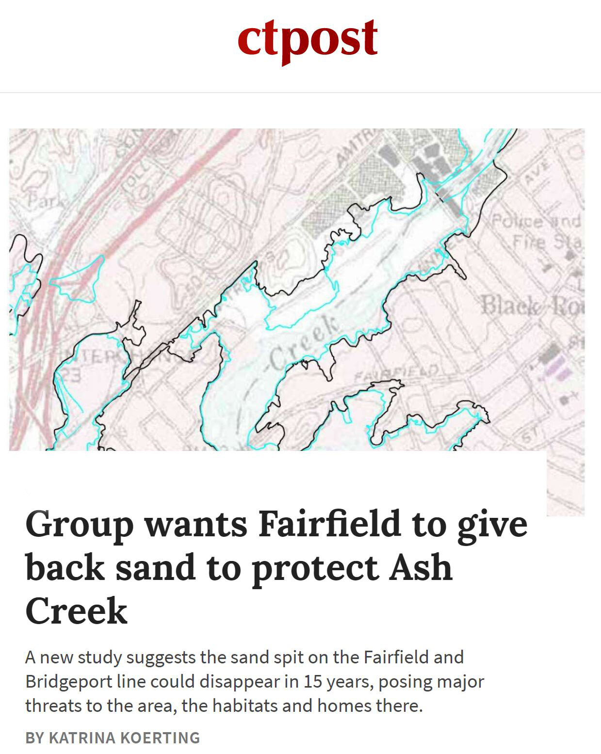 CT Post Article on Sandspit.JPG