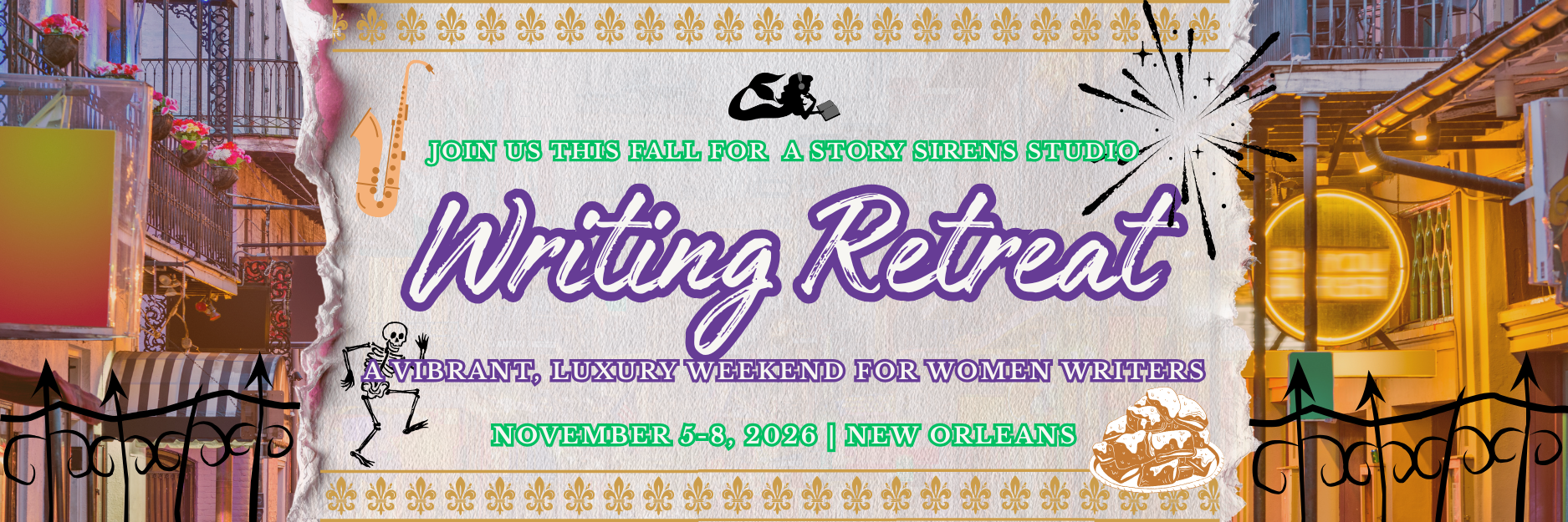 Fall 2026 Luxury New Orleans Writing Retreat