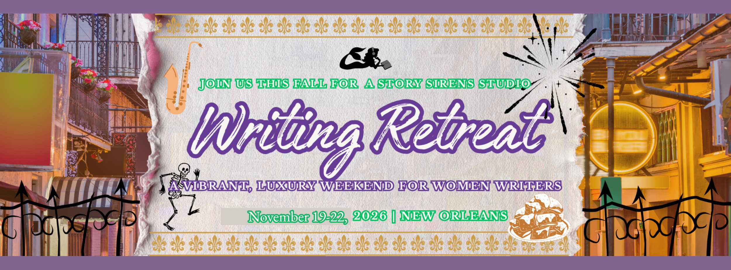 Fall 2026 Luxury New Orleans Writing Retreat