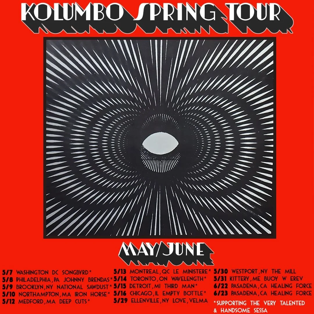Kolumbo tour w @sessa.sessa.sessa starts Thursday next week! Tickets are avails at kolumbotunes.com/tour

This excellent tour poster by @farawayjazz