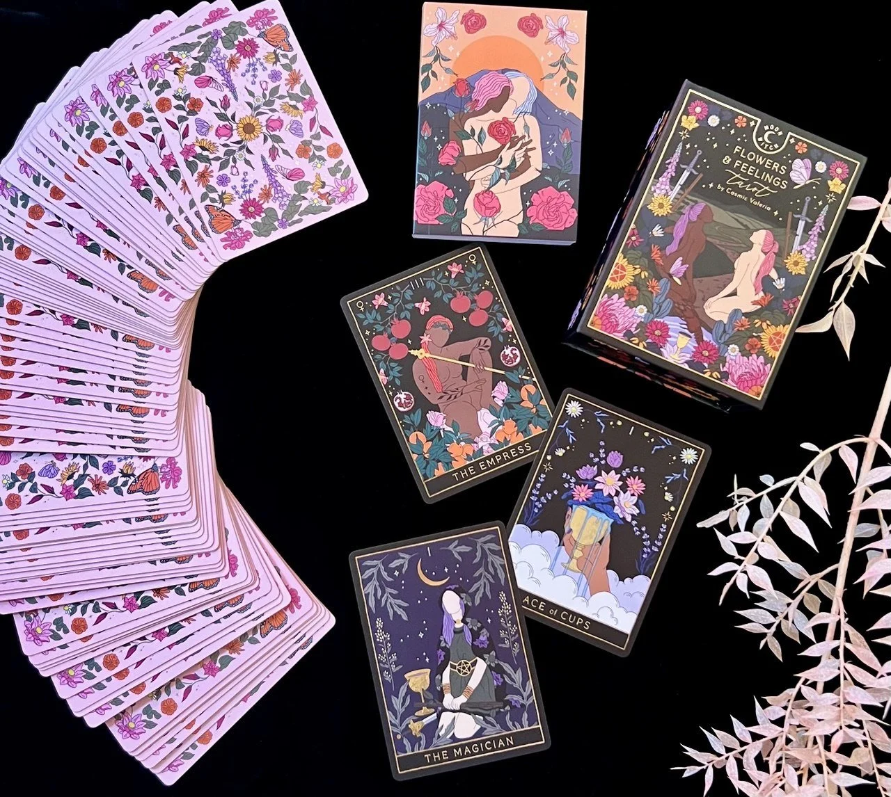 Flowers and Feelings Tarot Deck