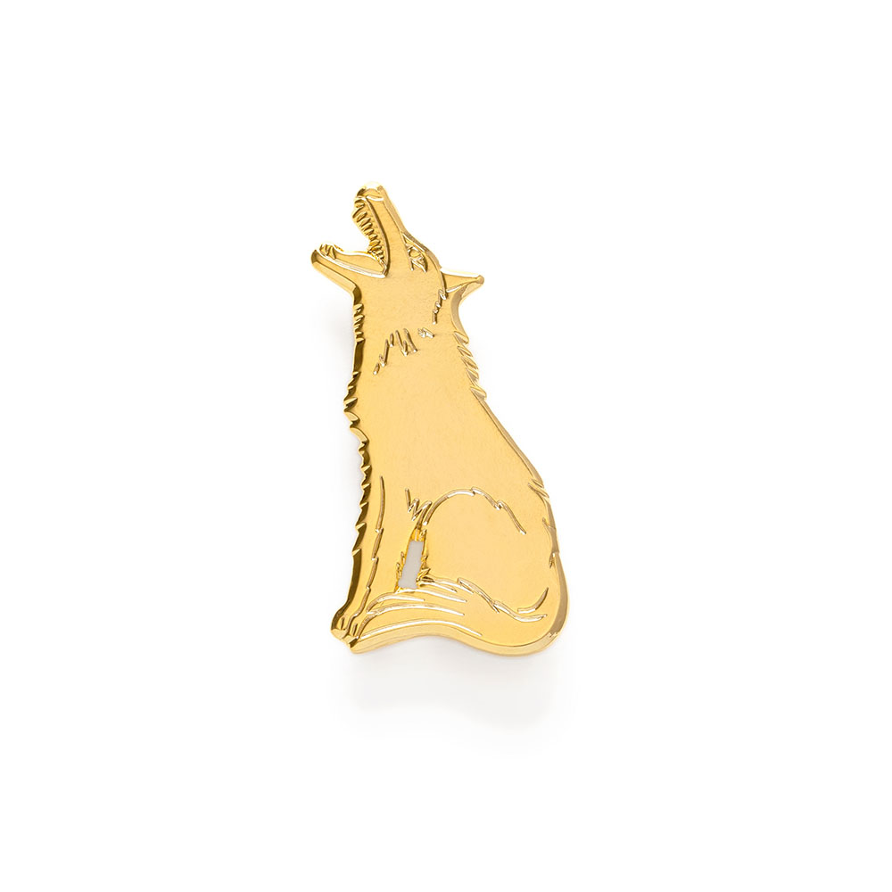 Wolf Brooch