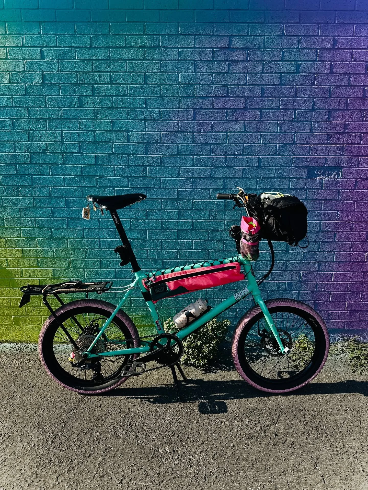 Someone stole my garmin. But now I&rsquo;m free from one more device to charge 😆 #kyootbikes #bmx #minivelo