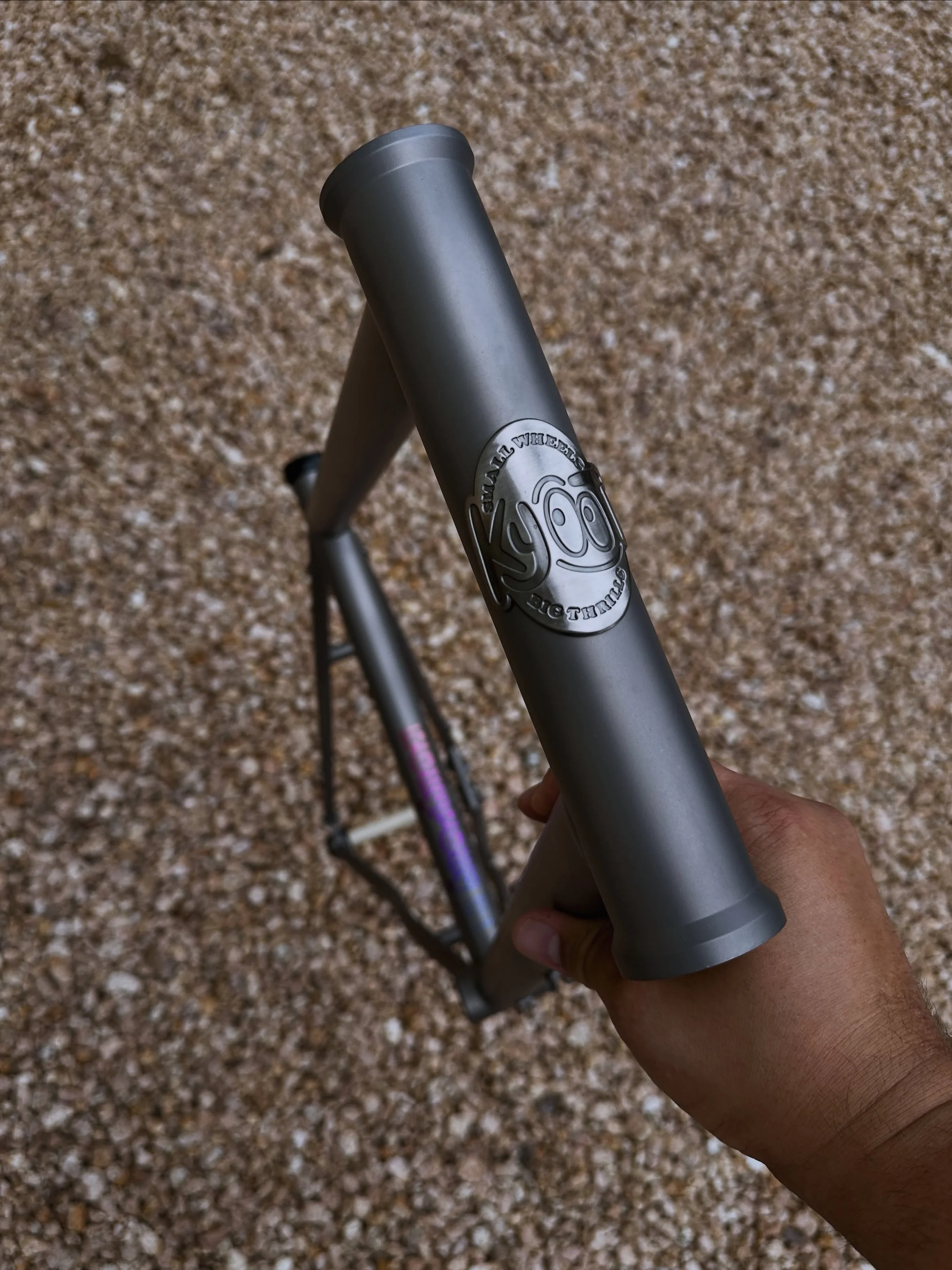 Lunar titanium Rolly Polly 🌘 #smallwheelsbigthrills