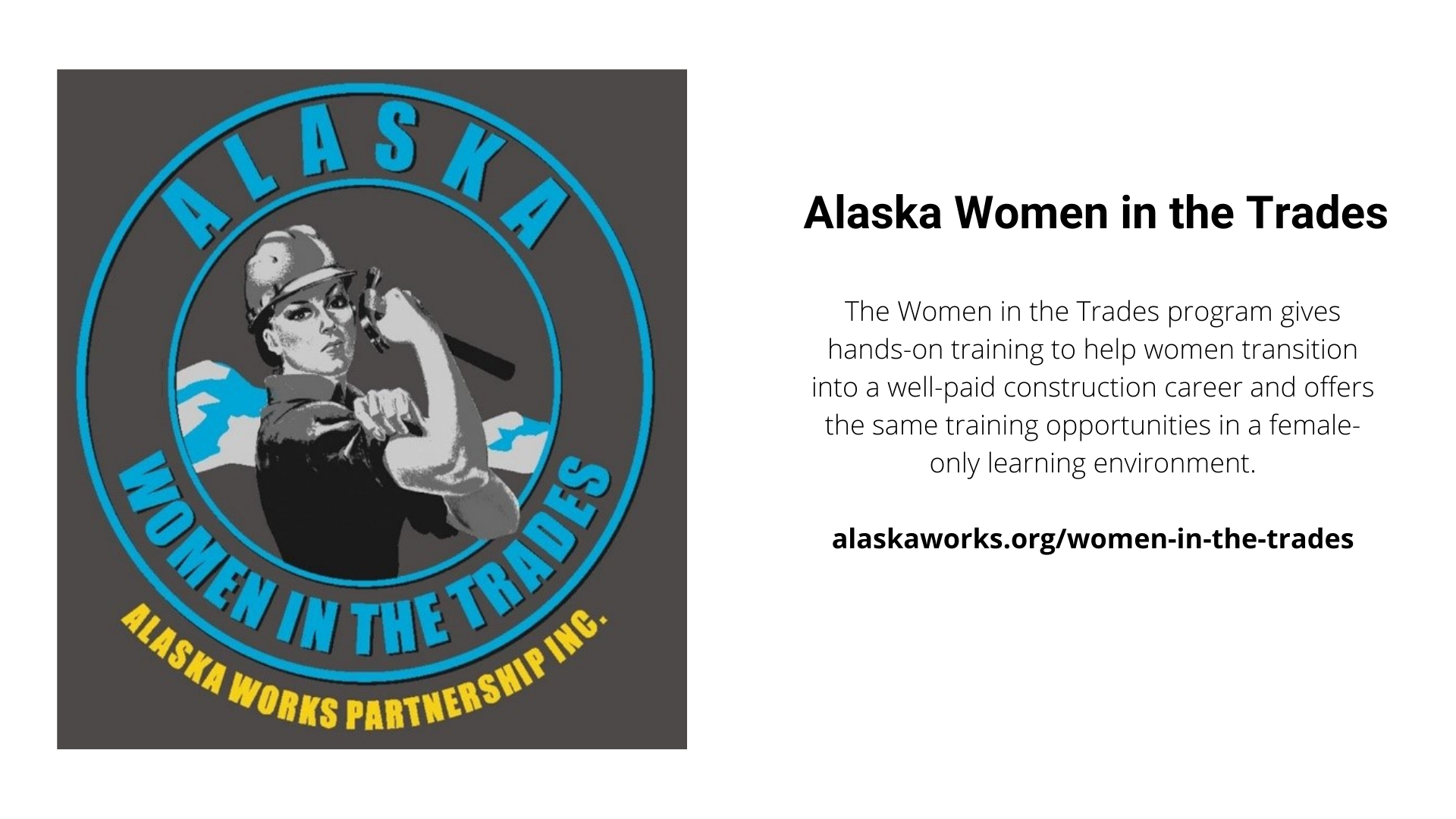 Alaska Women in the Trades