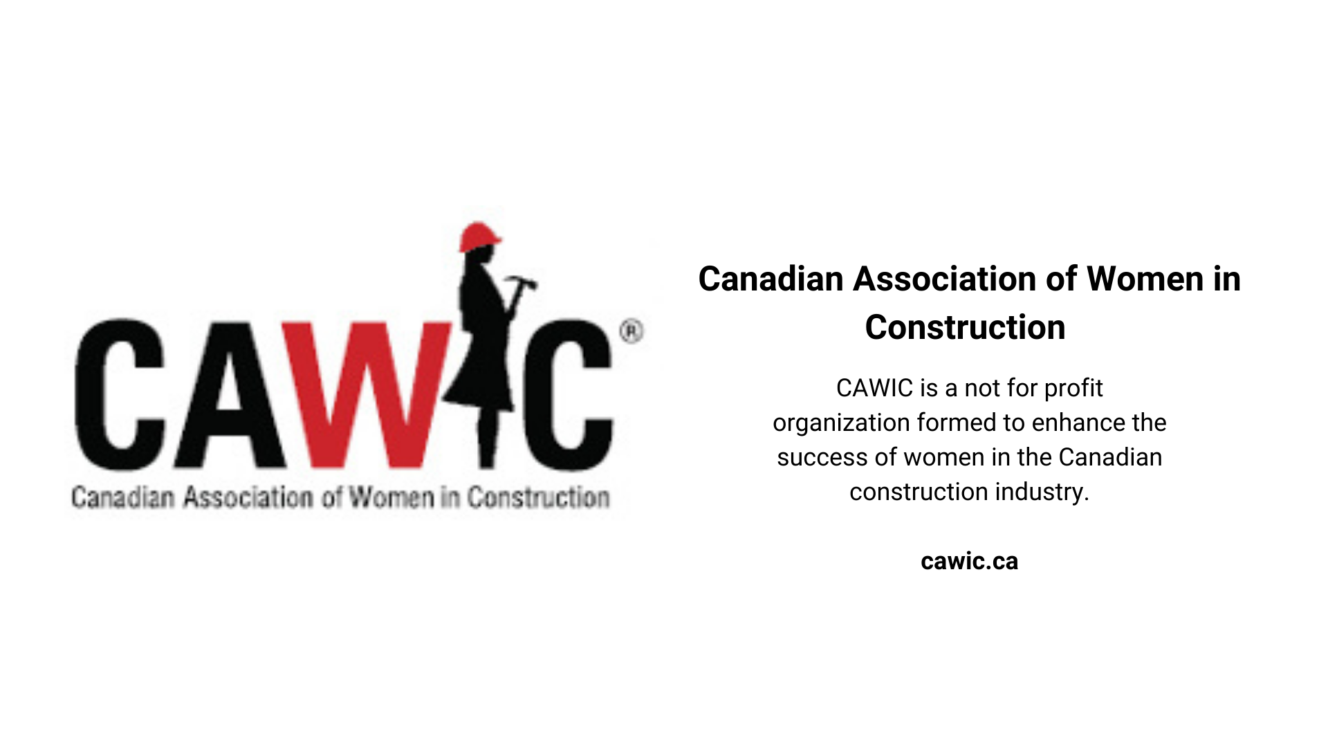 The Canadian Association of Women in Construction 