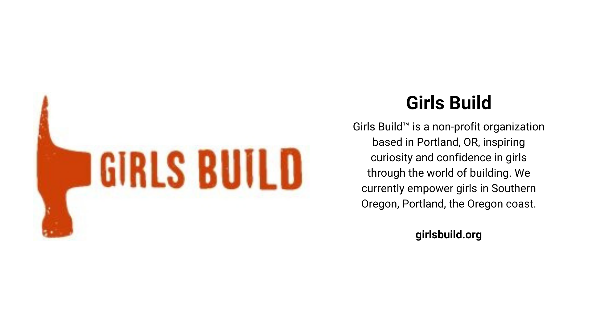Girls Build