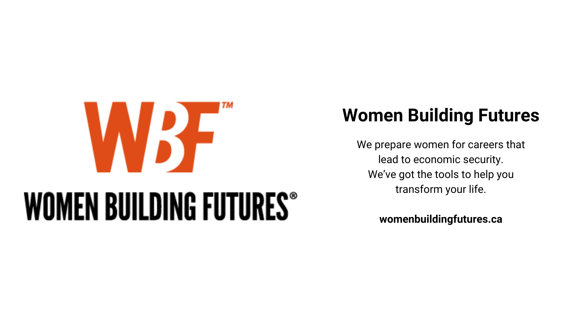 Women Building Futures 