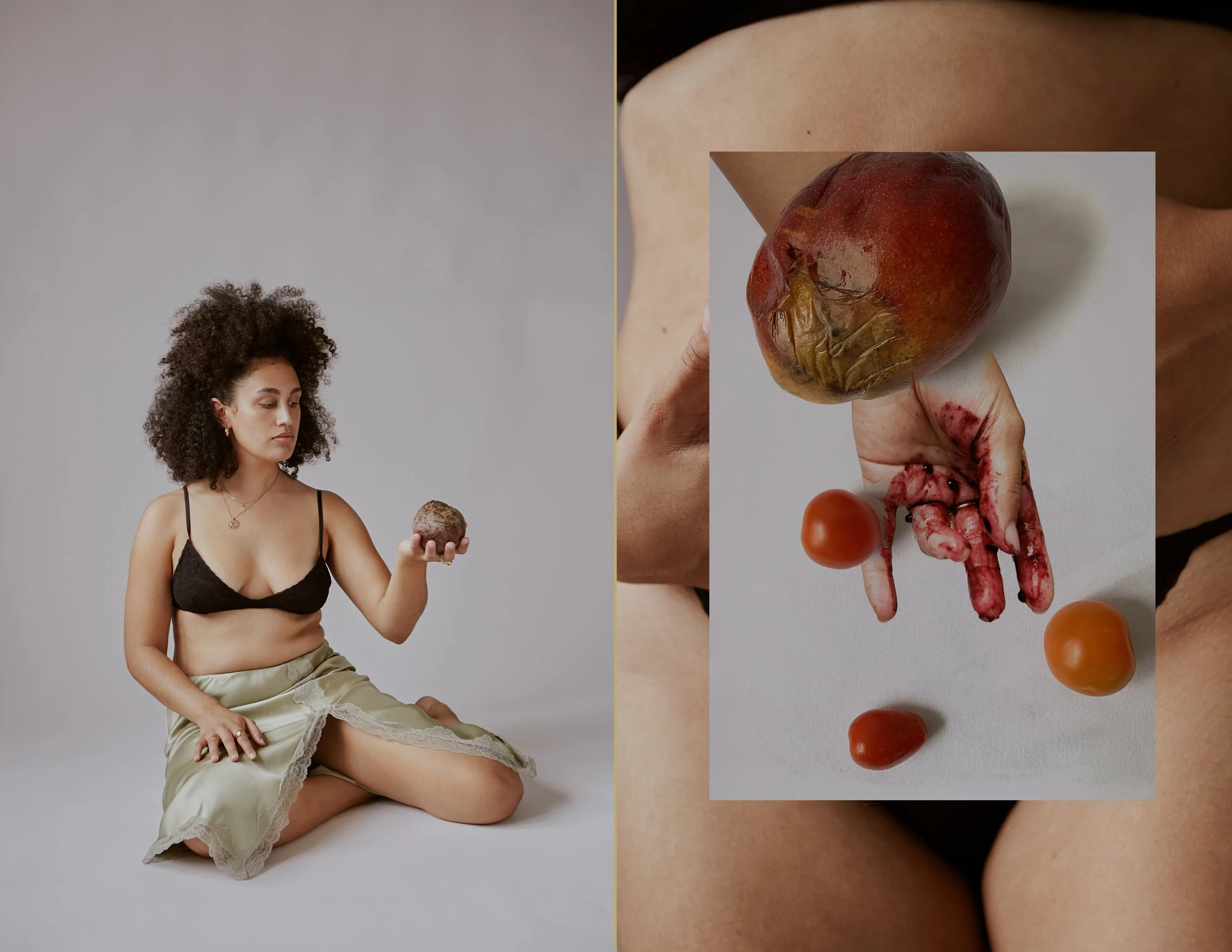 Collage art created in collaboration with Alia Knowlan
