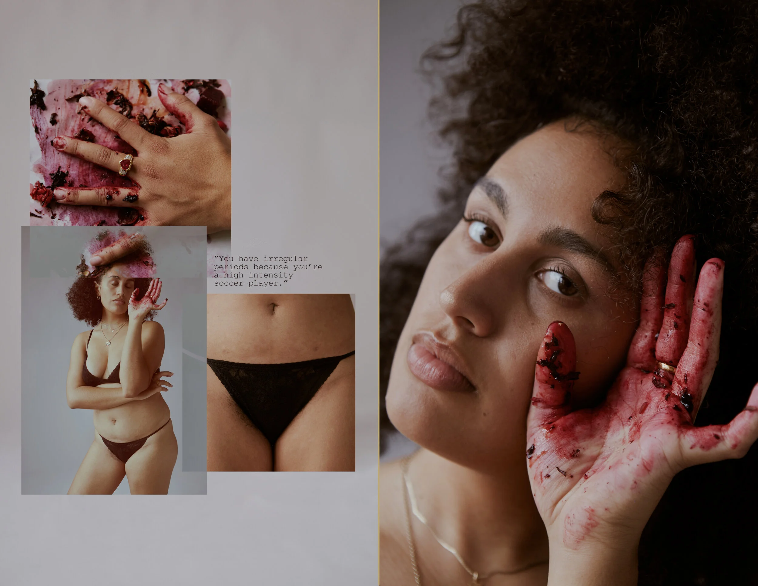 ‘Berry and Beet Blood’ Talia Moore shot by Jess Farran, art direction by Teresa Johnson
