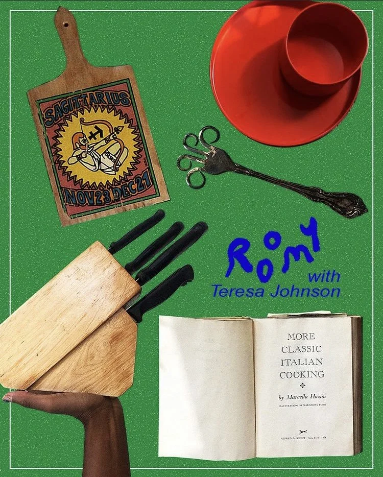  1. Curly fork from Mara Hoffman: I keep it hanging on    my kitchen wall. It makes me feel like I'm Ariel from The    Little Mermaid, collecting little trinkets in a cave.    2. Classic Italian cookbook: my favorite cookbook that I    found on a sto