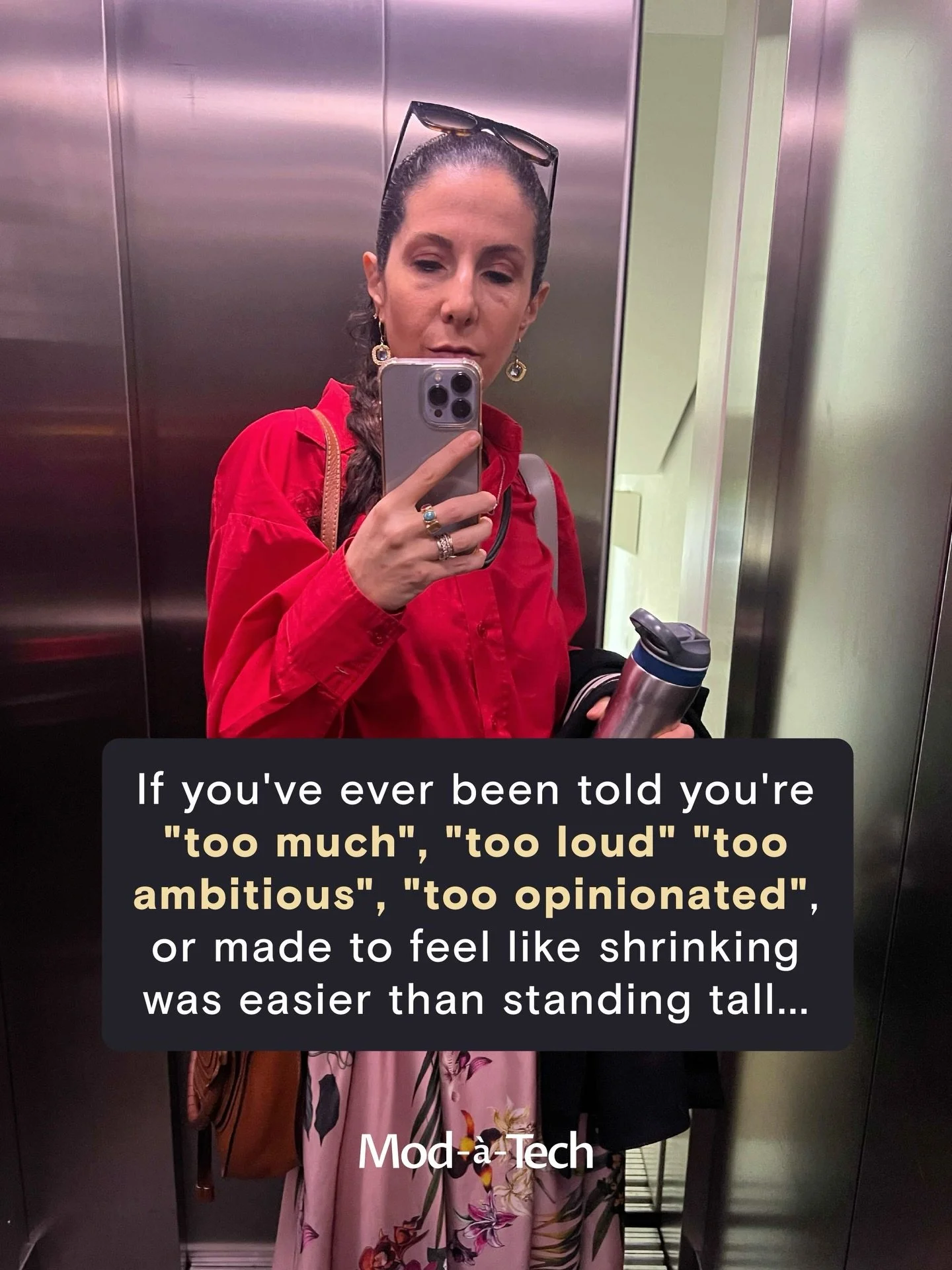 I spent years wondering if I should shrink to be more &ldquo;palatable.&rdquo; 

Then I realized: playing small is a disservice to the world and the goals I&rsquo;ve worked so hard to achieve.

Looking back at my experience at @mytheresa.com as a cli