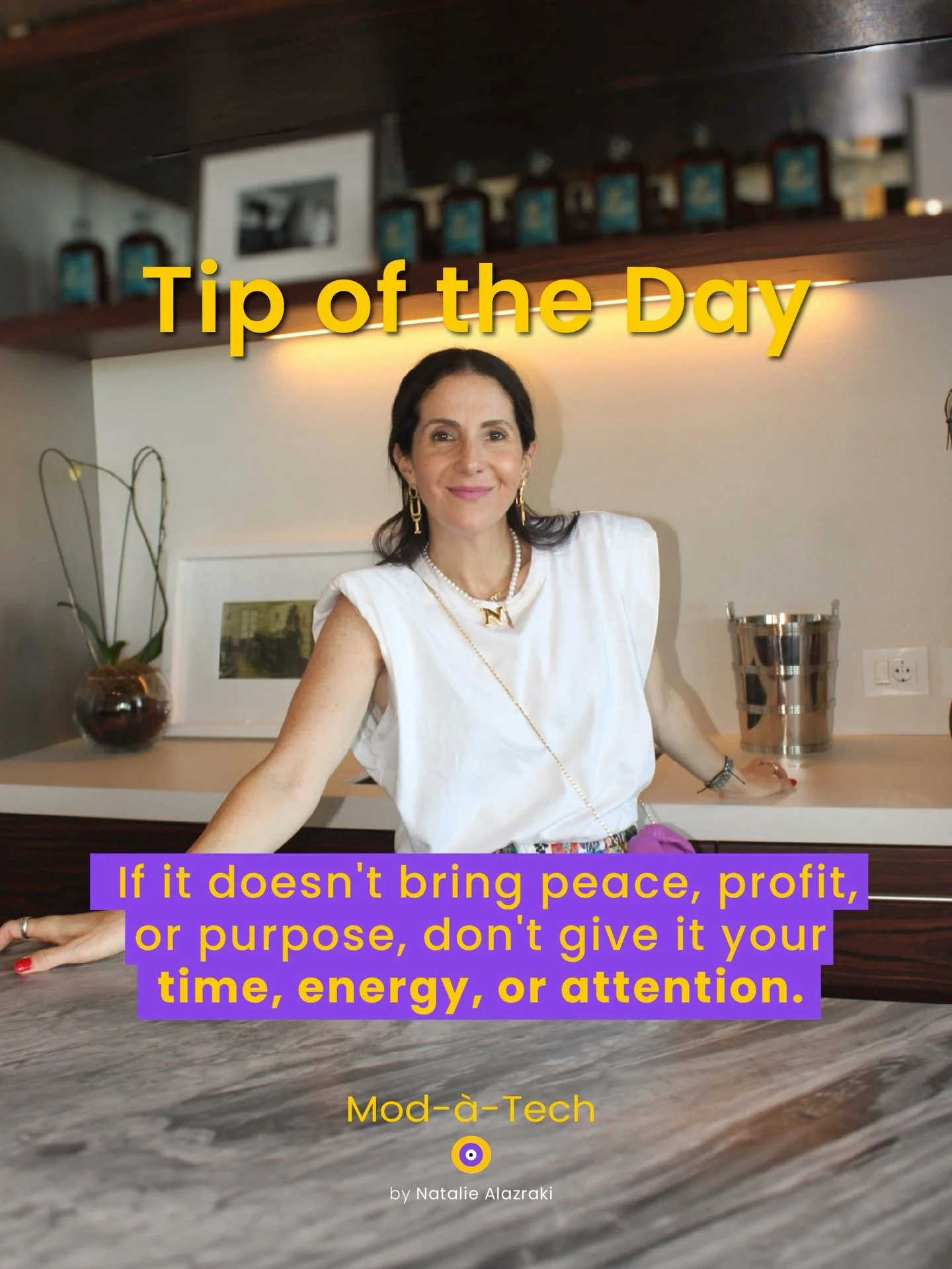 If it doesn&rsquo;t bring peace, profit, or purpose, don&rsquo;t give it your time, energy, or attention.

Simple filter. Powerful results.

Most of what demands our attention fails all three tests. Yet we still give it space in our day, our inbox, o