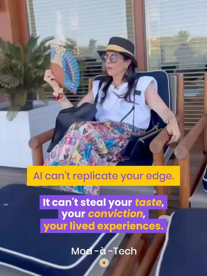 AI can remix patterns. It can predict trends. But it cannot replicate your edge.

Your taste.
Your conviction.
Your lived experience.

That is the brand.

Real trust is built on proof, perspective, and precision. Not trendy hooks. Not viral templates