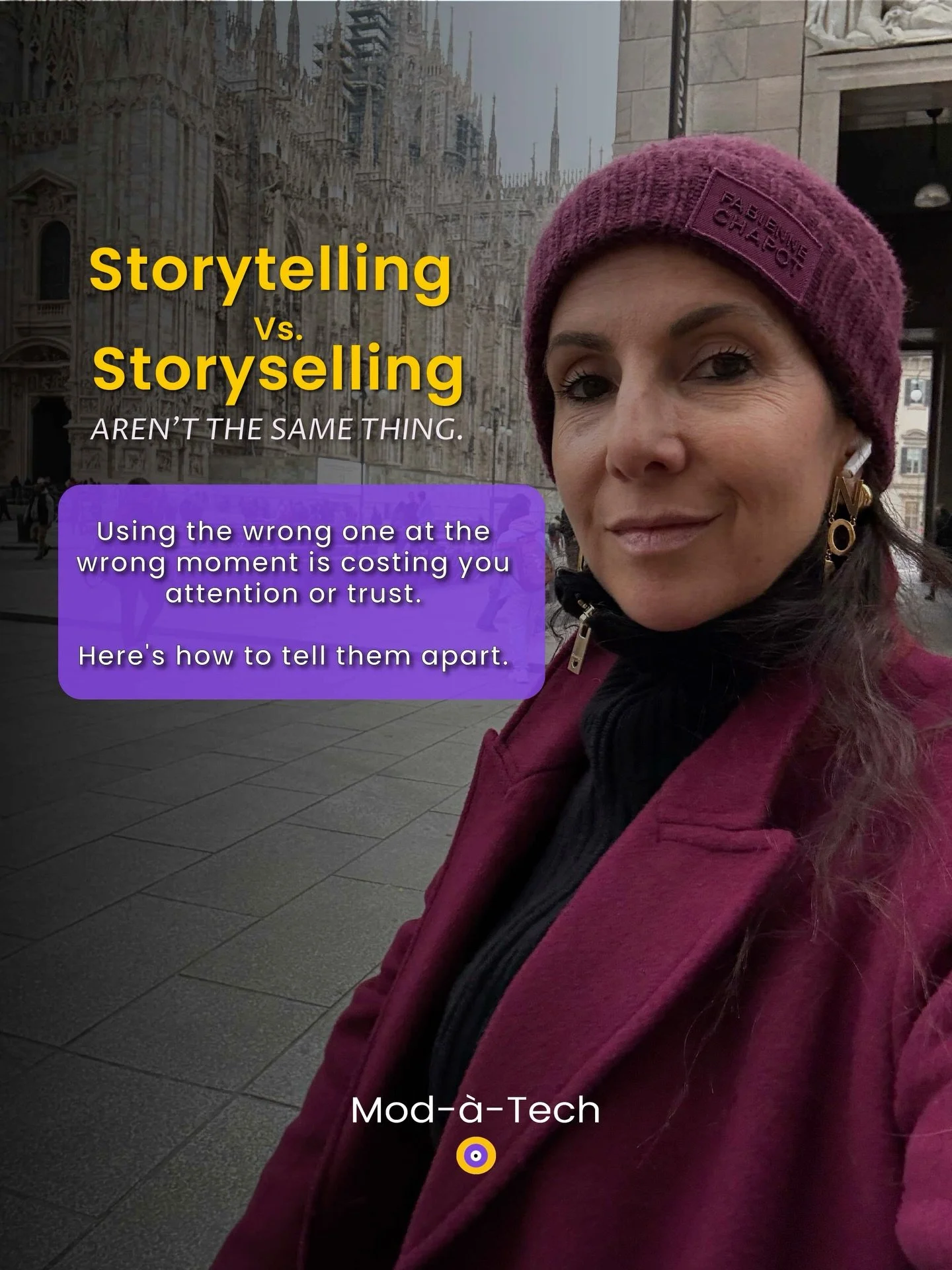 Most brands are using storytelling and storyselling interchangeably. 

❌They&rsquo;re not the same thing and the confusion is costing you.

➡️Swipe to learn when to use each one (and why getting it wrong means losing attention or trust). 

Does your 