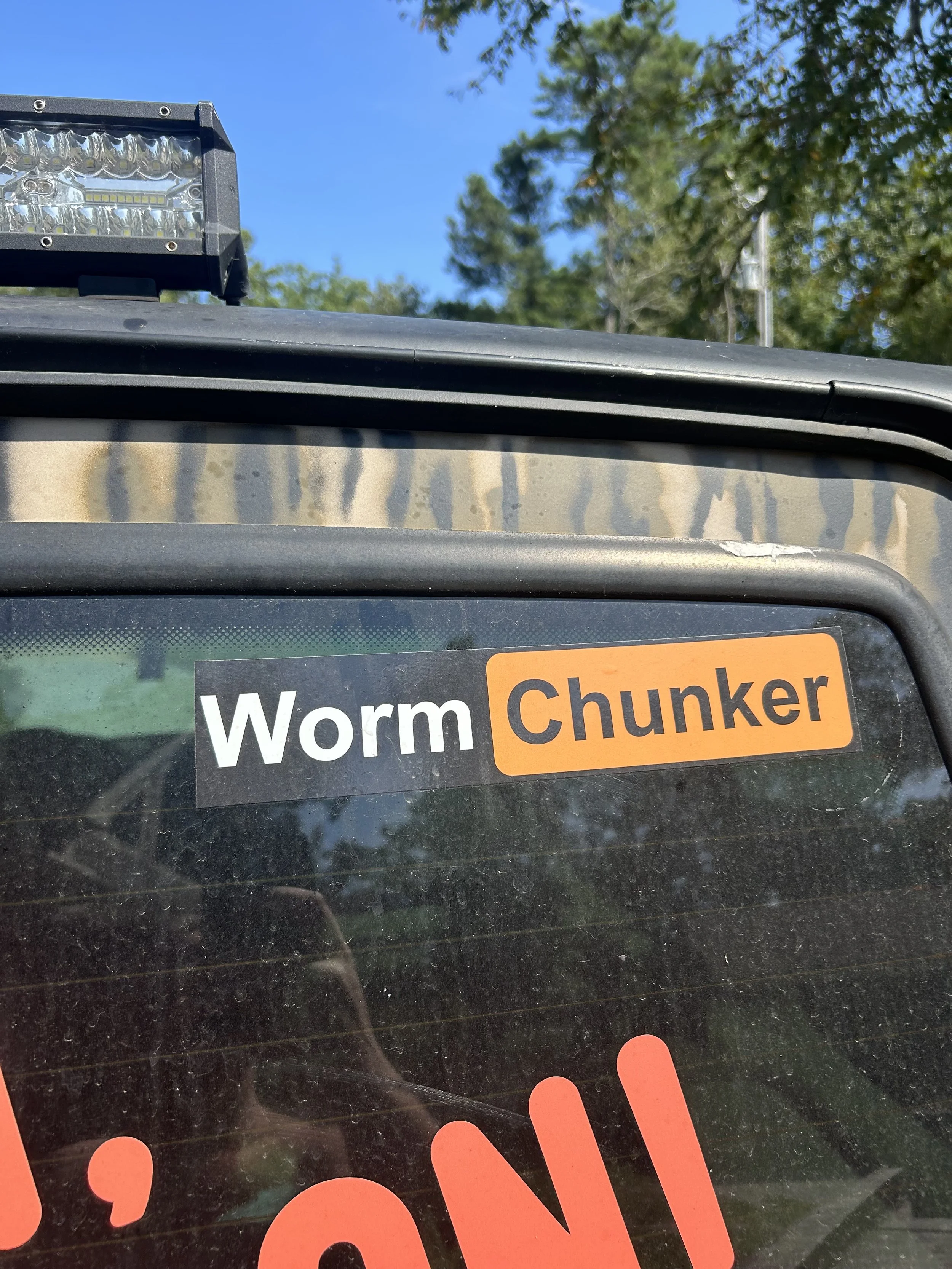 Worm Chunker Sticker
