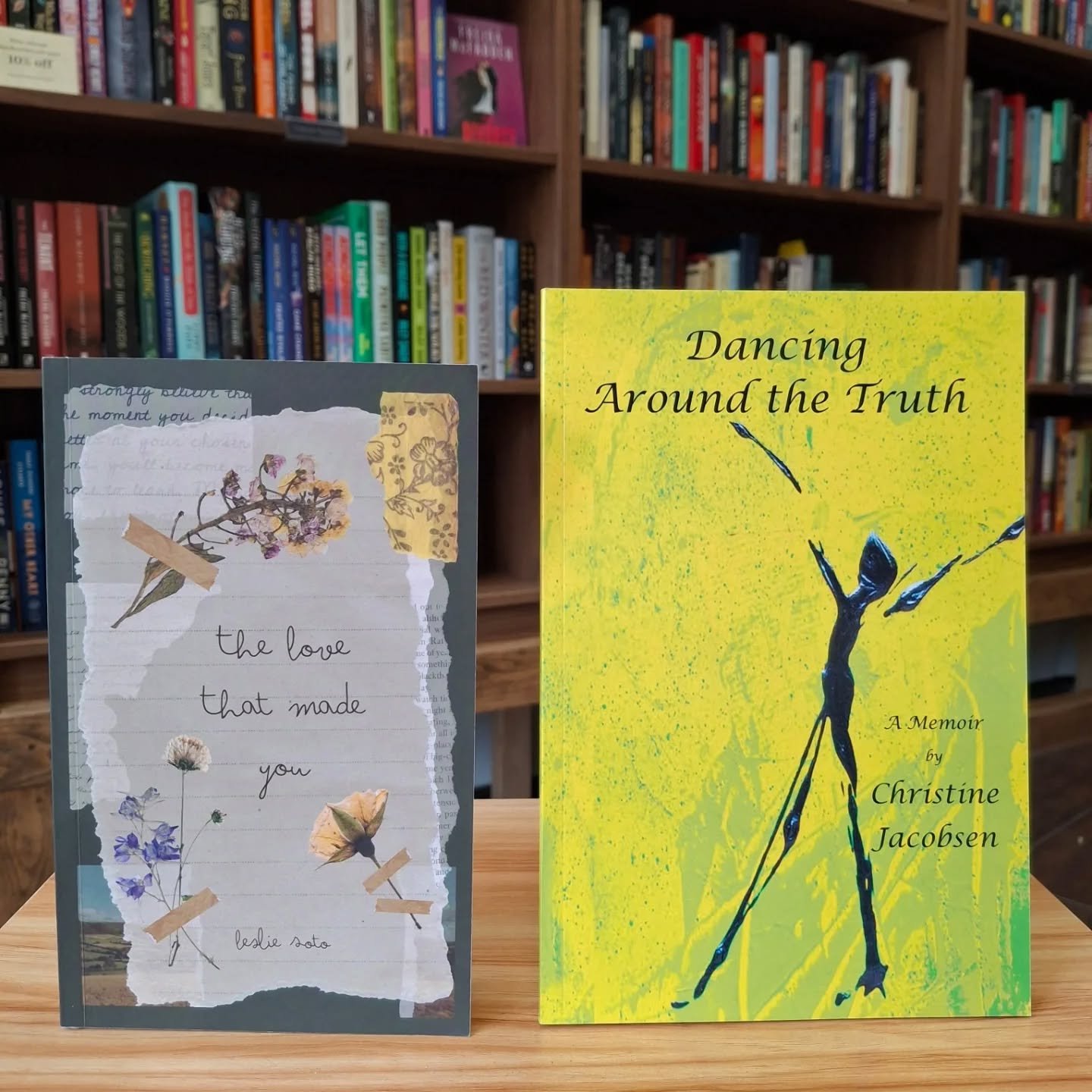 New on our local author shelf:

From Leslie Soto, THE LOVE THAT MADE YOU is a poetic meditation on love&rsquo;s many forms&mdash;how it begins, how it breaks, and how it makes us new. Honest, tender, and deeply human, this is a collection for anyone 
