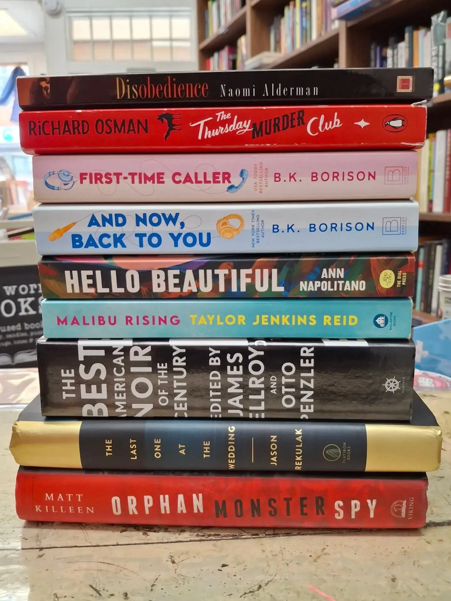 A few of this week's newest arrivals. 📚

We try to post books as we receive them, but they often go out as quickly as they come in. No holds on these, as many of them have already been sold, but don't worry! There's more where these came from! We're