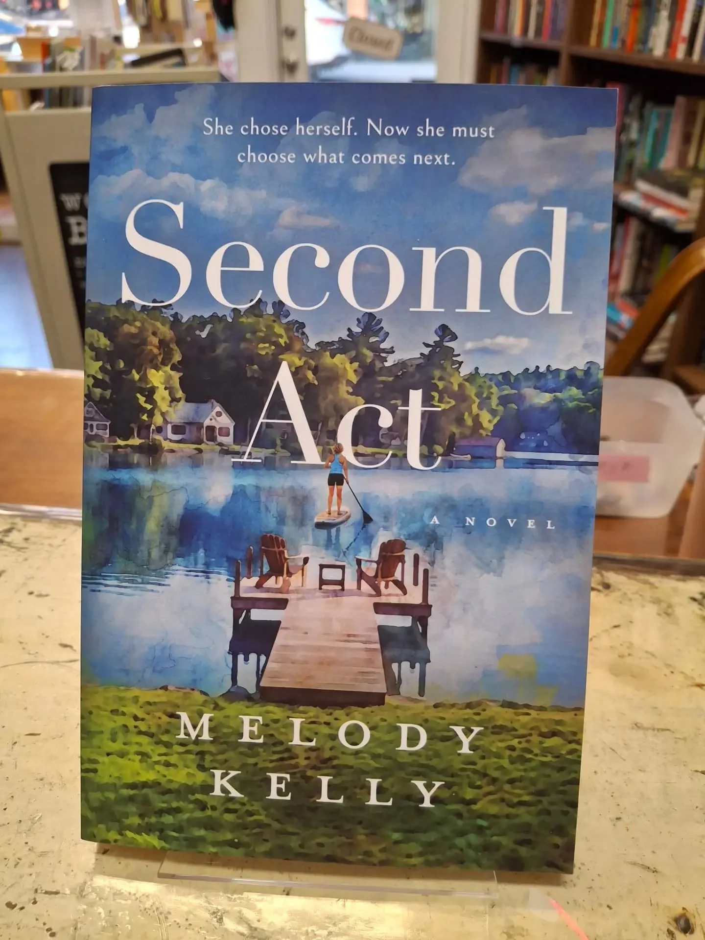 Now Available: SECOND ACT, by local author MELODY KELLY

After twenty-eight years in a difficult marriage, Cassie Bradford steps into uncharted territory when she leaves her old life behind. The echoes of her decision ripple through her family. She f