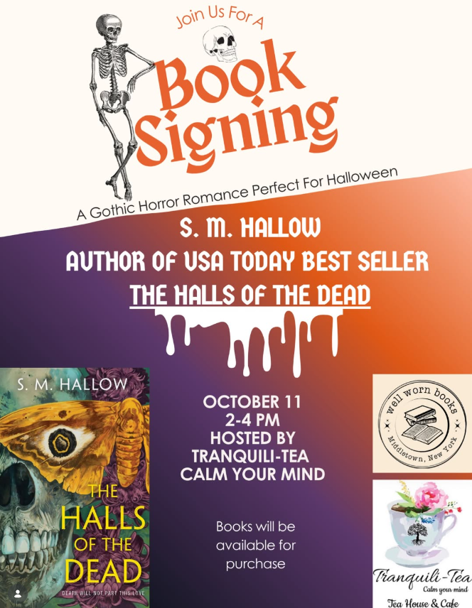 Book Signing with SM Hallow on Sunday October 11