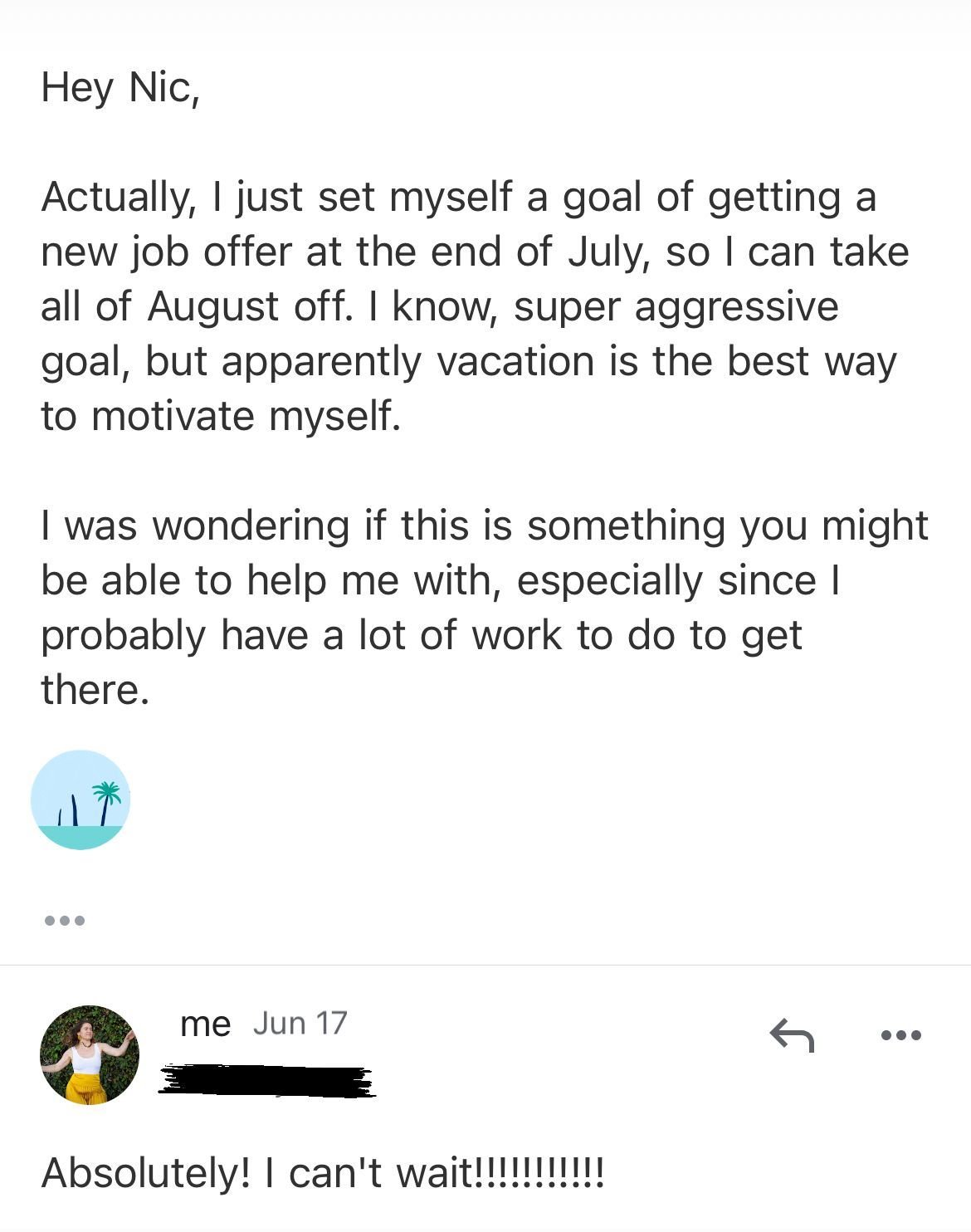 How to take the whole month of September off