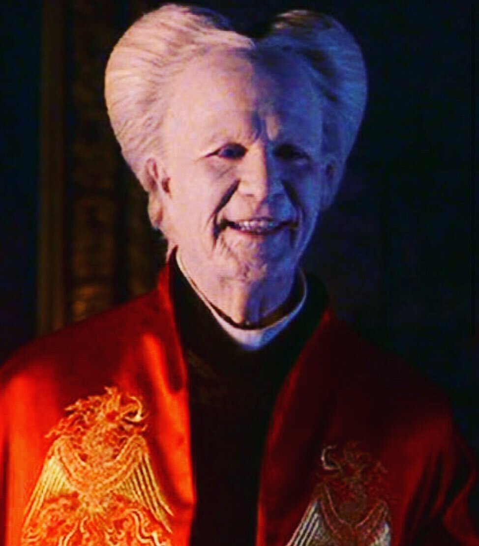 When I saw the trailer for Bram Stoker's Dracula (1992) on TV, it blew my tween mind. I had to see it. Gary Oldman's Count Vlad Dracula is eternal, menacing, fragile, elegant, lustful, and strange. His looks on screen &mdash;from the ancient, pearles