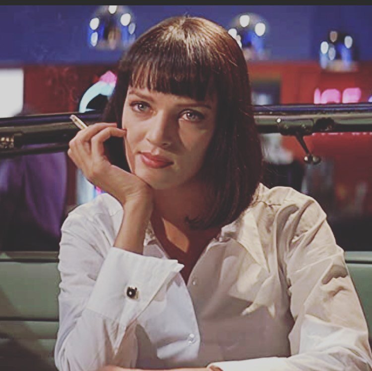 Mia Wallace in Pulp Fiction (1994) is barred from socializing with any men by her husband and gangster boss Marsellus Wallace, but she gets a rare opportunity when her spouse asks one of his assassins, Vincent Vega, to take her out for dinner when he