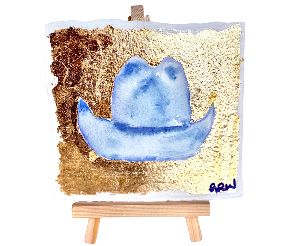 6x6 Cowboy Hat Art